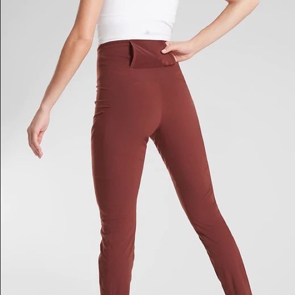 Athleta Trekkie Hybrid Crop Hiking Pants - Picture 1 of 5